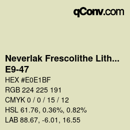 Farbcode: Neverlak Frescolithe Lithox Putop - E9-47 | qconv.com