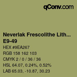 Color code: Neverlak Frescolithe Lithox Putop - E9-49 | qconv.com