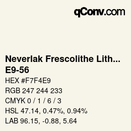 Farbcode: Neverlak Frescolithe Lithox Putop - E9-56 | qconv.com