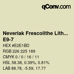 Code couleur: Neverlak Frescolithe Lithox Putop - E9-7 | qconv.com