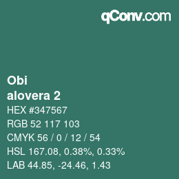 Farbcode: Obi - alovera 2 | qconv.com