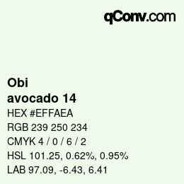 Farbcode: Obi - avocado 14 | qconv.com