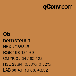 Color code: Obi - bernstein 1 | qconv.com