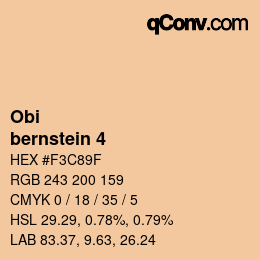 Color code: Obi - bernstein 4 | qconv.com