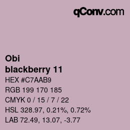 Farbcode: Obi - blackberry 11 | qconv.com