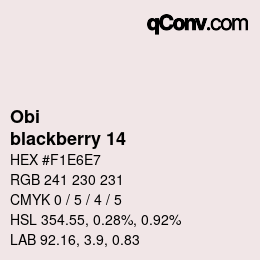 Farbcode: Obi - blackberry 14 | qconv.com