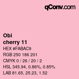 Farbcode: Obi - cherry 11 | qconv.com