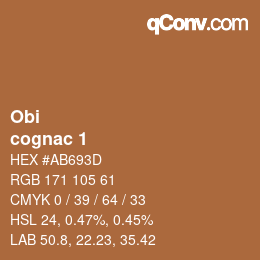 Color code: Obi - cognac 1 | qconv.com