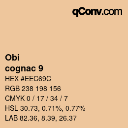 Farbcode: Obi - cognac 9 | qconv.com