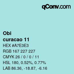 Color code: Obi - curacao 11 | qconv.com