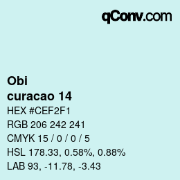 Código de color: Obi - curacao 14 | qconv.com