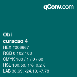 Color code: Obi - curacao 4 | qconv.com