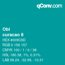 Color code: Obi - curacao 8 | qconv.com