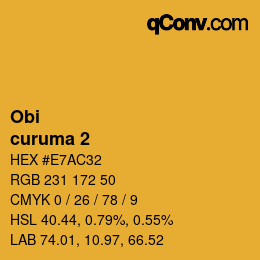 カラーコード: Obi - curuma 2 | qconv.com
