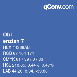 Farbcode: Obi - enzian 7 | qconv.com