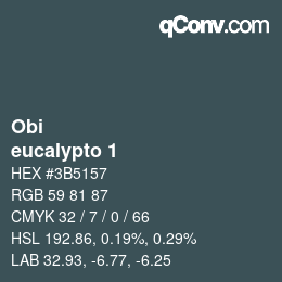 Farbcode: Obi - eucalypto 1 | qconv.com