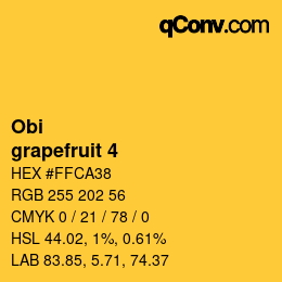 Farbcode: Obi - grapefruit 4 | qconv.com