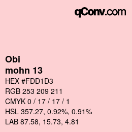Farbcode: Obi - mohn 13 | qconv.com