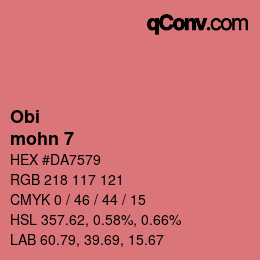 Farbcode: Obi - mohn 7 | qconv.com