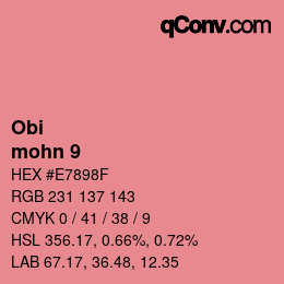 Farbcode: Obi - mohn 9 | qconv.com