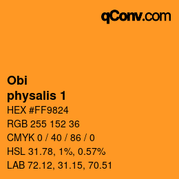 Color code: Obi - physalis 1 | qconv.com