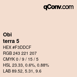 Color code: Obi - terra 5 | qconv.com