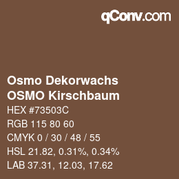 Farbcode: Osmo Dekorwachs - OSMO Kirschbaum | qconv.com