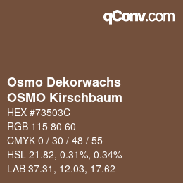Code couleur: Osmo Dekorwachs - OSMO Kirschbaum | qconv.com