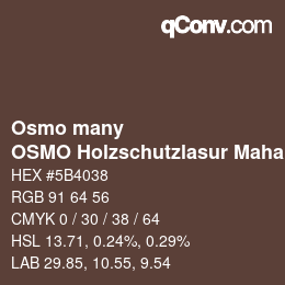 カラーコード: Osmo many - OSMO Holzschutzlasur Mahagoni | qconv.com