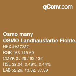 カラーコード: Osmo many - OSMO Landhausfarbe Fichtengelb | qconv.com