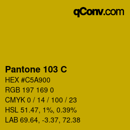 Farbcode: Pantone 103 C | qconv.com