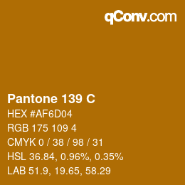 Code couleur: Pantone 139 C | qconv.com