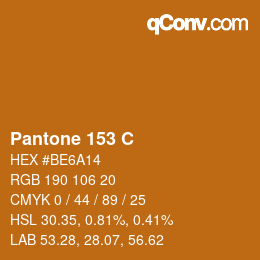 カラーコード: Pantone 153 C | qconv.com