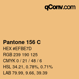 カラーコード: Pantone 156 C | qconv.com