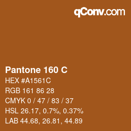 カラーコード: Pantone 160 C | qconv.com