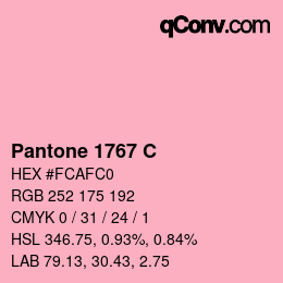 カラーコード: Pantone 1767 C | qconv.com