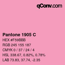 カラーコード: Pantone 1905 C | qconv.com