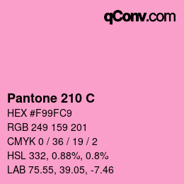 カラーコード: Pantone 210 C | qconv.com