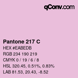 颜色代码: Pantone 217 C | qconv.com