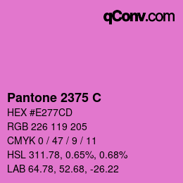 カラーコード: Pantone 2375 C | qconv.com