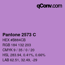 Farbcode: Pantone 2573 C | qconv.com