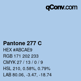 Code couleur: Pantone 277 C | qconv.com