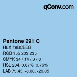 Code couleur: Pantone 291 C | qconv.com