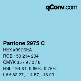 カラーコード: Pantone 2975 C | qconv.com