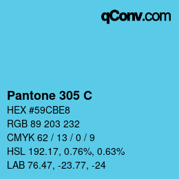 カラーコード: Pantone 305 C | qconv.com