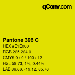 カラーコード: Pantone 396 C | qconv.com