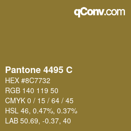 Code couleur: Pantone 4495 C | qconv.com