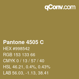 Color code: Pantone 4505 C | qconv.com