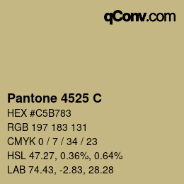 カラーコード: Pantone 4525 C | qconv.com