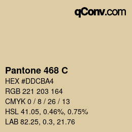 カラーコード: Pantone 468 C | qconv.com